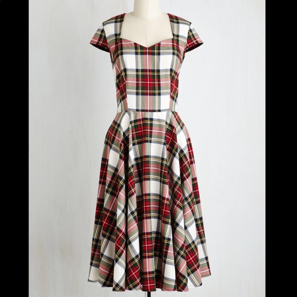 Hell Bunny Dean’s List Diva Plaid Dress